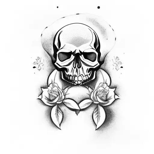 Skull And Roses