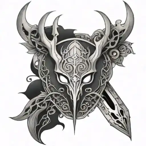 Hollow Knight Chained Nordic Style Forearm