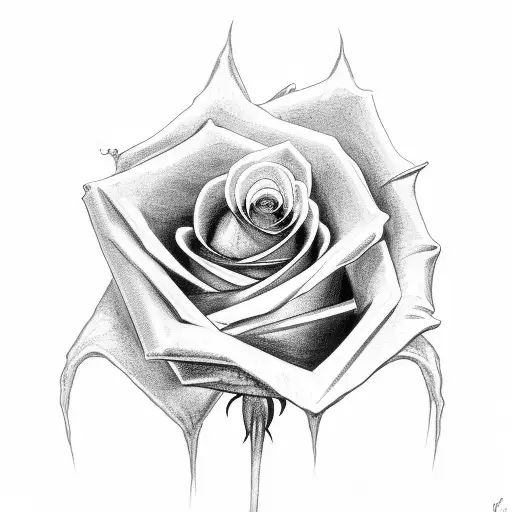 Monster Hugging A Rose