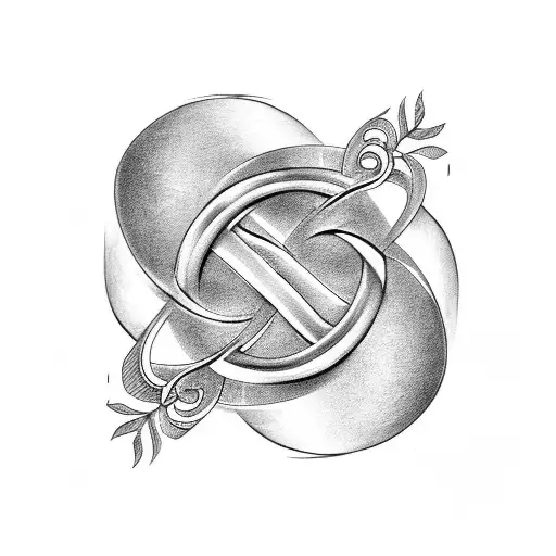 Infinity Symbol Inclouding Letter S