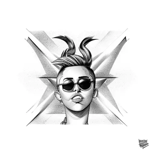 Miley Cyrus On Endless Summer Vacation Album Cover