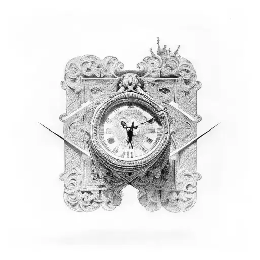 Ornate Medieval Roman Hourglass