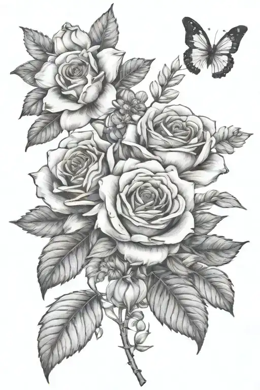 July And September Birth Flower Bouquet