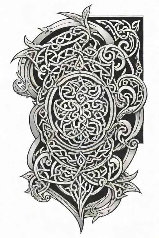 Celtic Sleeve Tattoo Design