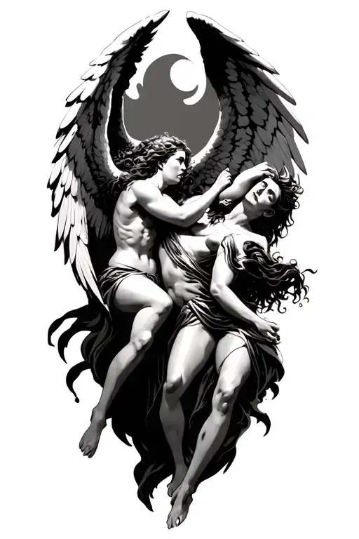 Angels Fighting Demons