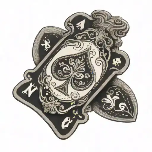 Ace Of Clubs Playing Card