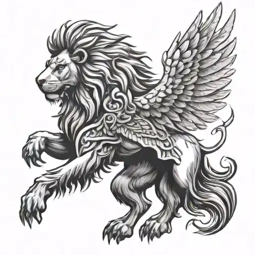 Lion Horse Eagle