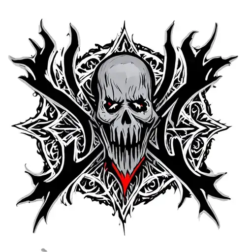 Slipknot Logo With Dark Ornamental Style