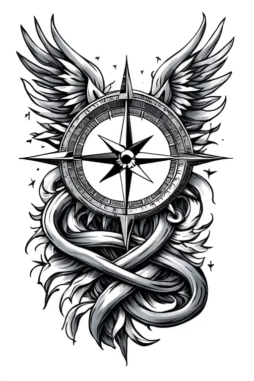 Compass Rose Intertwined