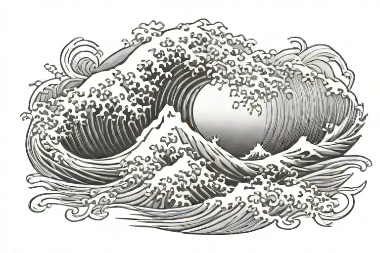 Space Filler Japanese Waves