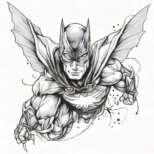 Super Hero Watercolor