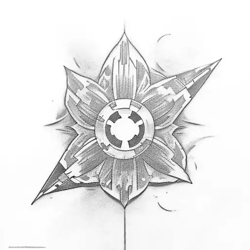 Star Wars Theme With Violet And Daffodil Flowers