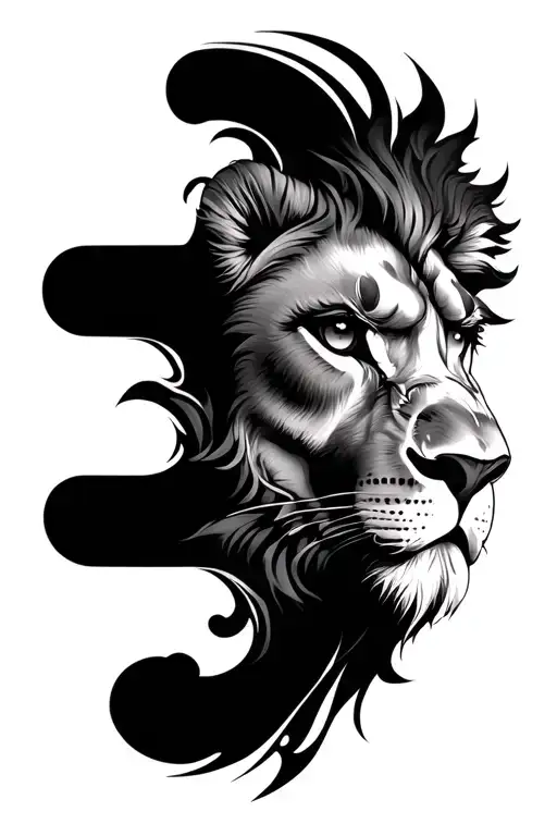 Ra Eye With Lion Face