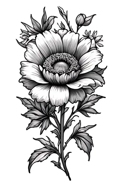 July Birth Flower Memorial