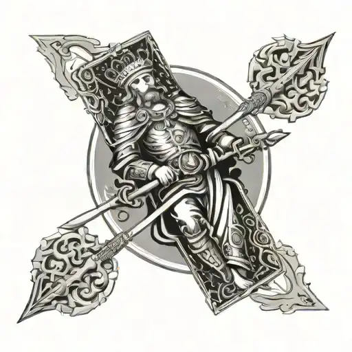 King Of Swords Tarot Card