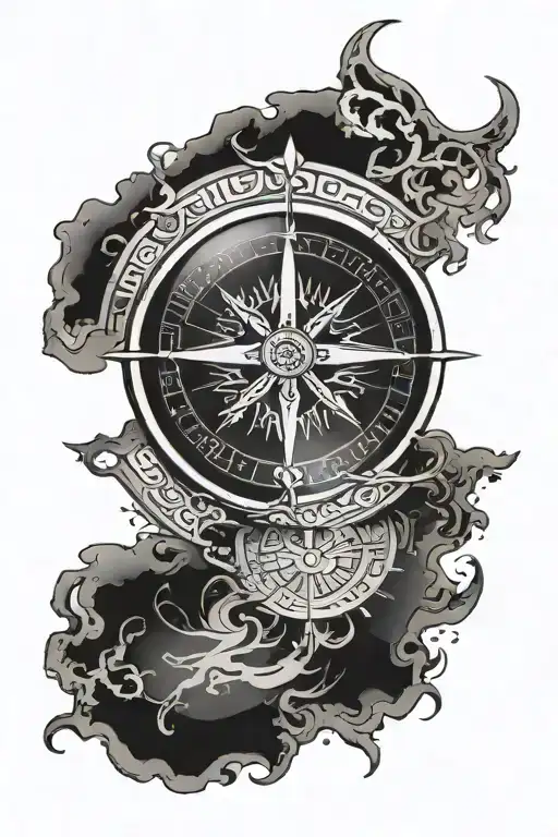 Vegvisir Viking Compass For Forearm