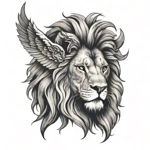 Brother Wings Lion Head