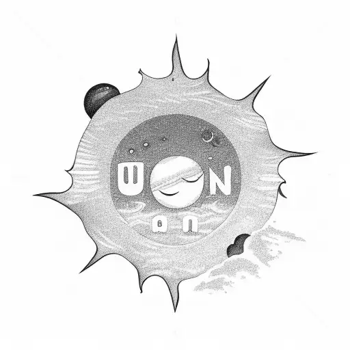 Ocean And Universe A Boat Facing The Sun