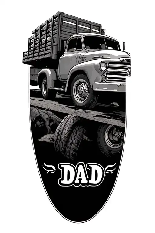 Memorabilia About Dad With Obs Truck