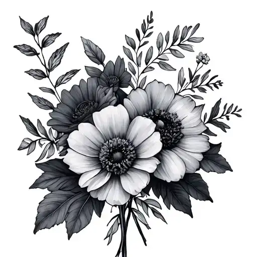 April And November Birth Flower Bouquet