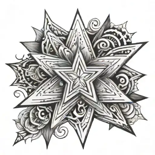 Star With M & G Fine Line