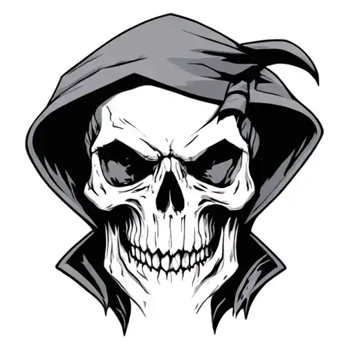 Willie G Skull As A Grimm Reaper