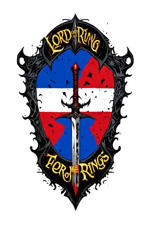 Lord Of The Rings Nazgul With A Sword