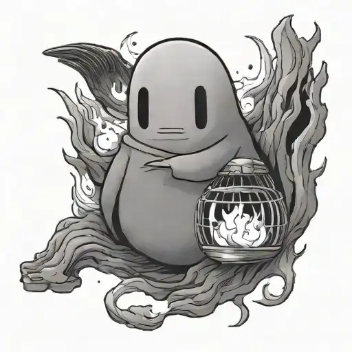 No Face Feeding Calcifer Spirited Away Make Friends