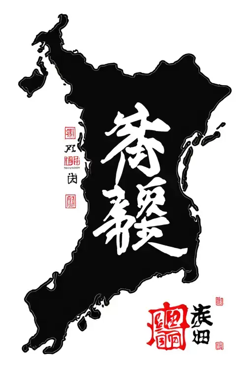 Oregon Washington State Outline With Hong Kong And Singapore In Chinese Characters