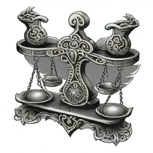 Aztec Balance Scale Made