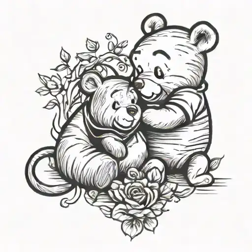 Tattoo For My Deceased Sister Small Pieces With Winnie The Pooh