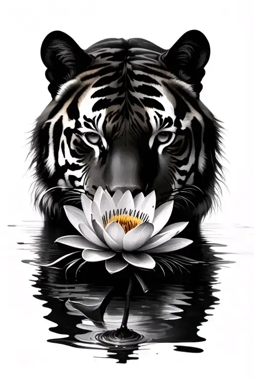 Tiger Water Lily Flower