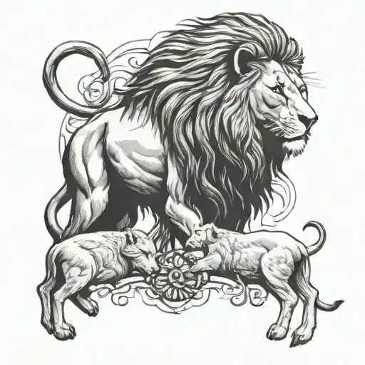 Lion And Lamb