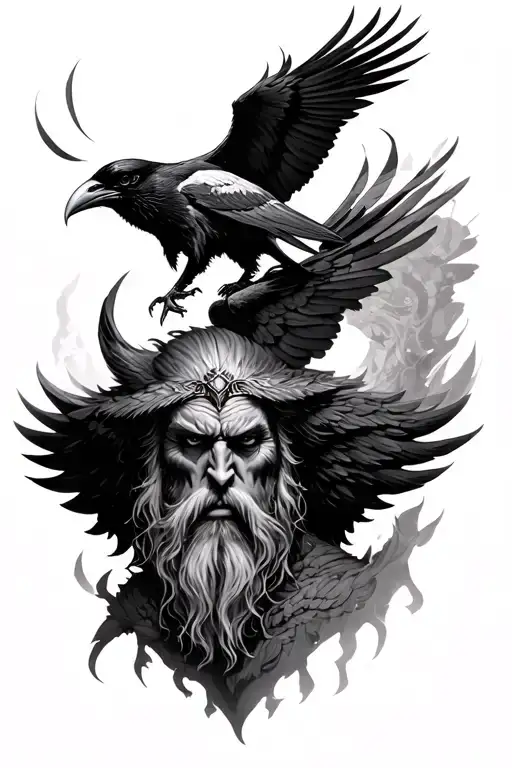 Odin And His Ravens