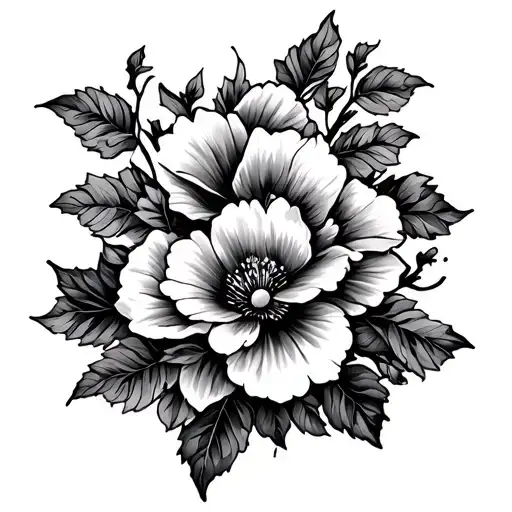 Forearm Flower Vine Wrapping