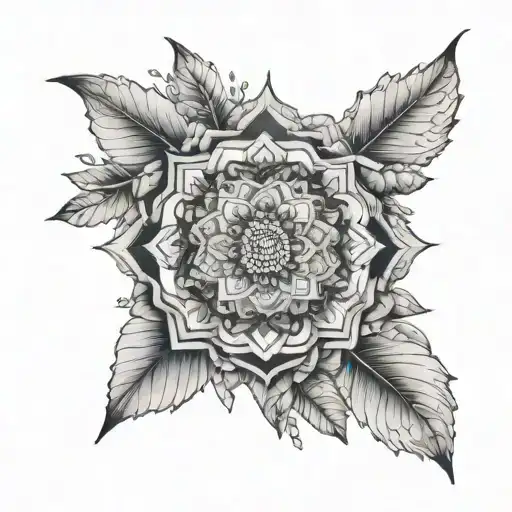 Mandala With Nature Inspired