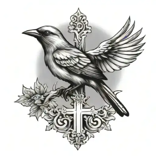 Bird On Cross