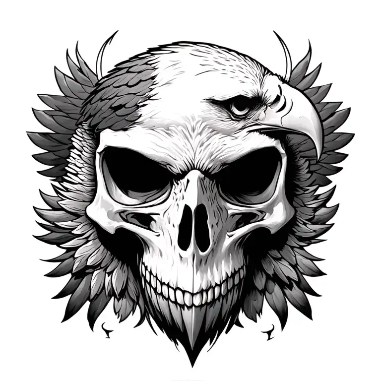 Skull And Eagle