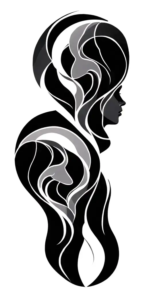 Geometric Symbolic Of Twins And An Adopted Child