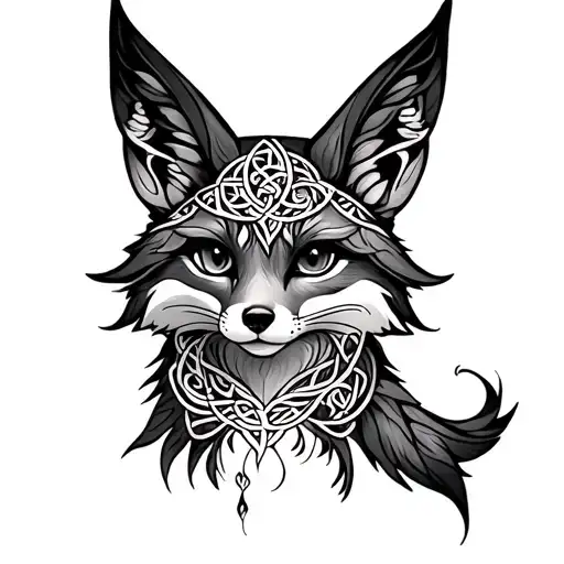 Celtic Fox Fairy Full Body