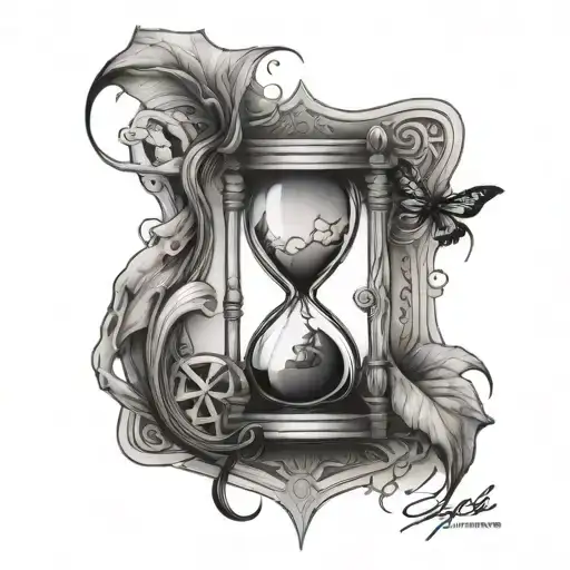 Hourglass And Spider Weaving