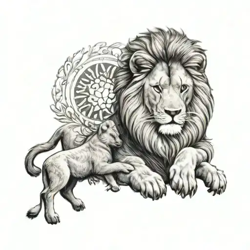 Lion And Lamb