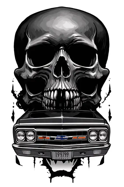Skulls And 1968 Chevrolet C10