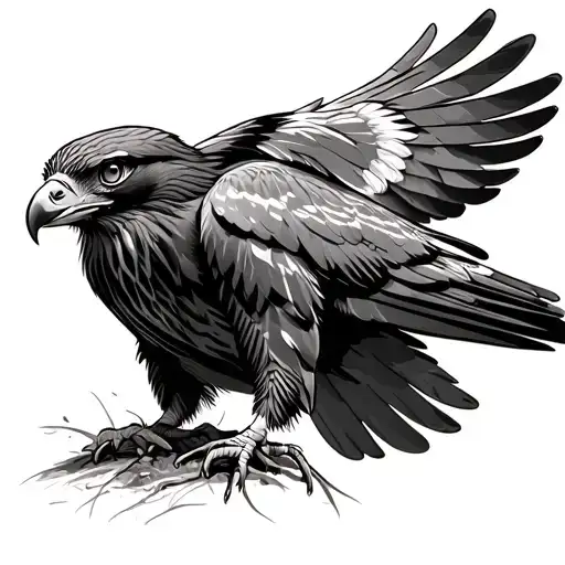 Redtail Hawk Lakota Native