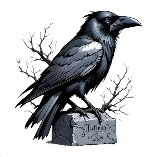 Raven Tombstone Create