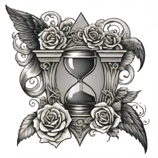 Sand Rose Children Ilan Maddie Semicolon Swallow Mom Dad Tear Cross Angel Wing Hourglass