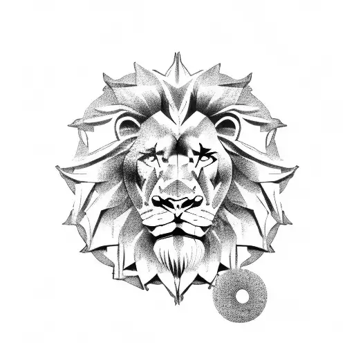 Leo Lion Zodiac Torso Sleeve