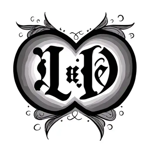 Yogesh And Disha Name In Love Symbol