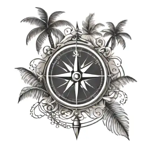 Compass Palm Tree