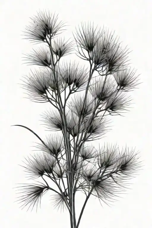 Aristida Stricta Plant Simple Fine Line Delicate